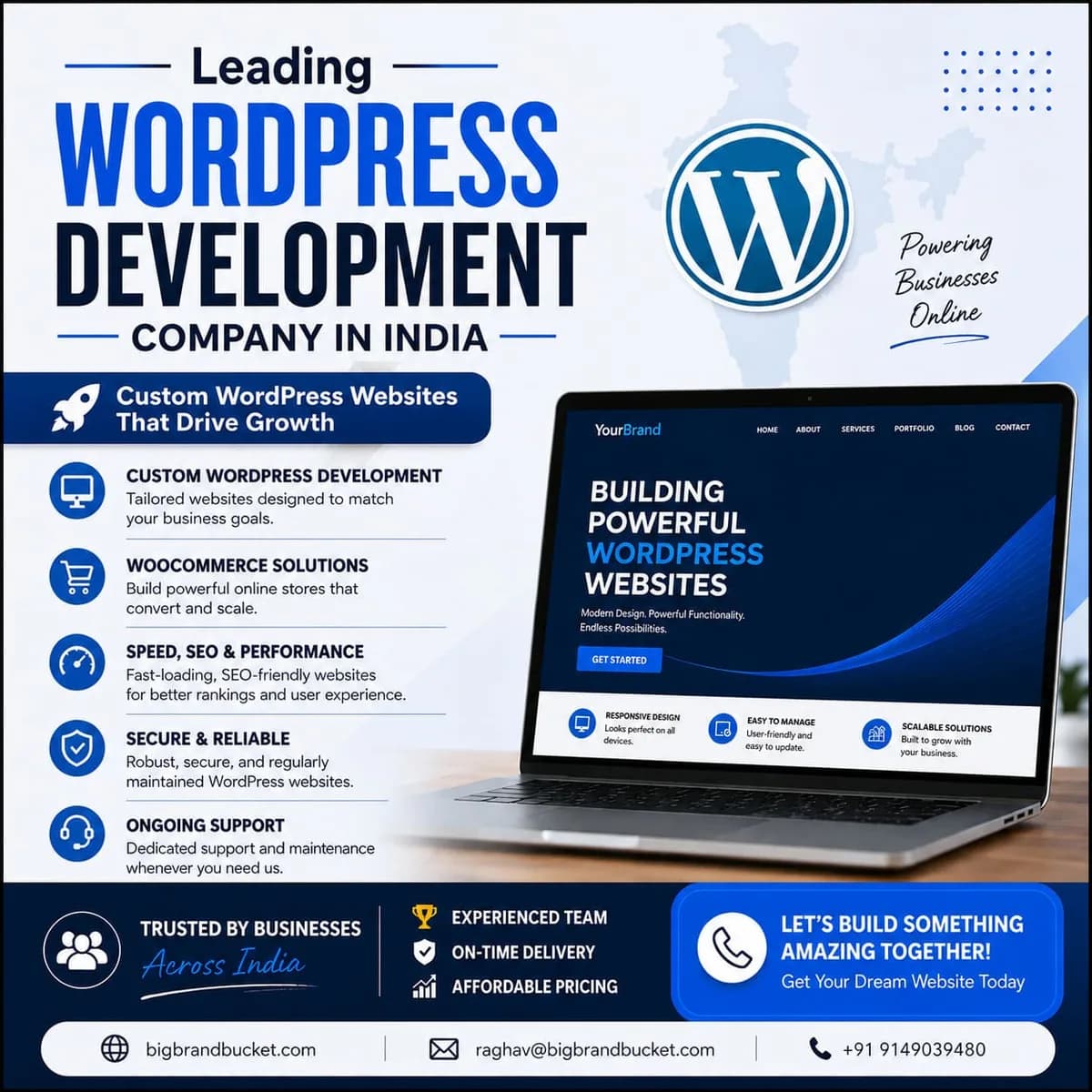 Professional WordPress Development Company in India