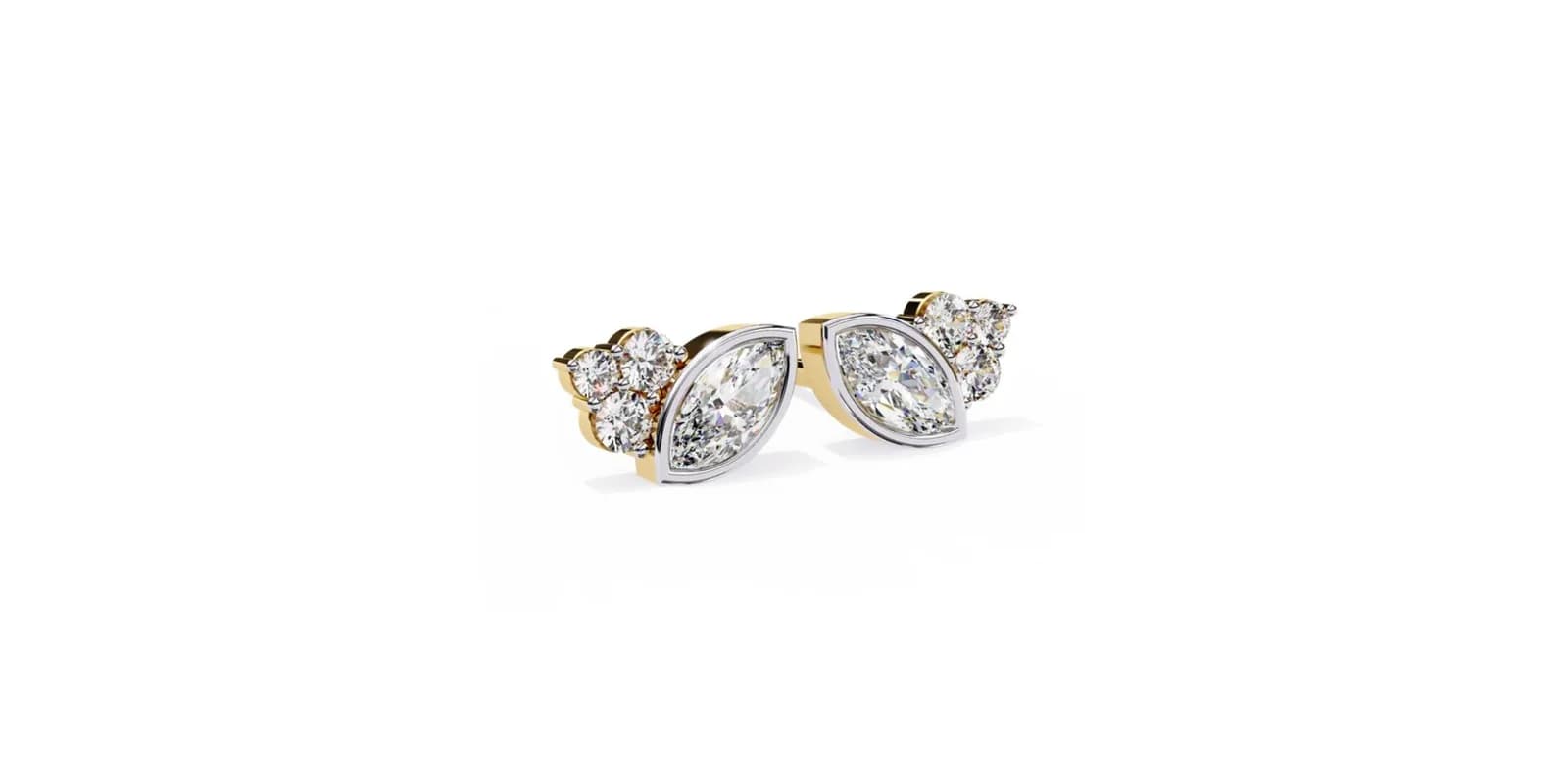 Shop Diamond Stud Earrings Classic & Modern Styles At Gemonediamond