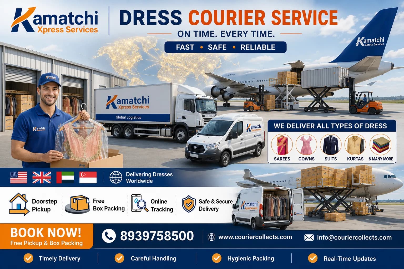 DRESS COURIER SERVICE CHENNAI