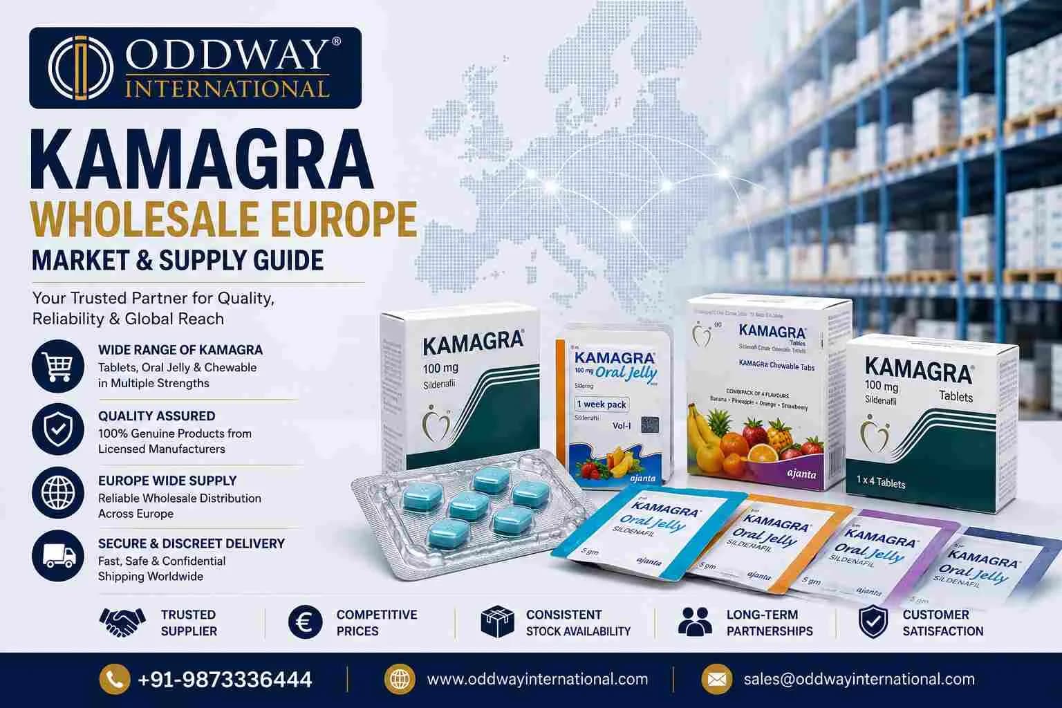 Kamagra Wholesale Europe UK Bulk Procurement Channel — Oddway Supply