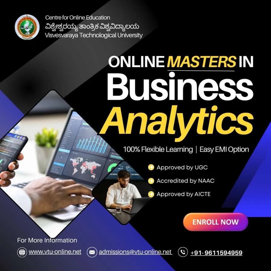🎓 Online MBA in Business Analytics – VTU