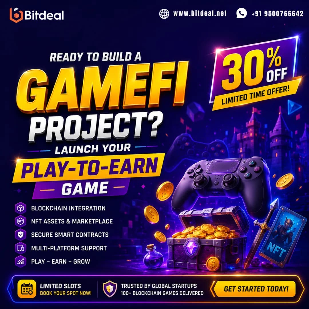 Ready to Build a GameFi Project? Launch Your Play-to-Earn Game at 30% OFF