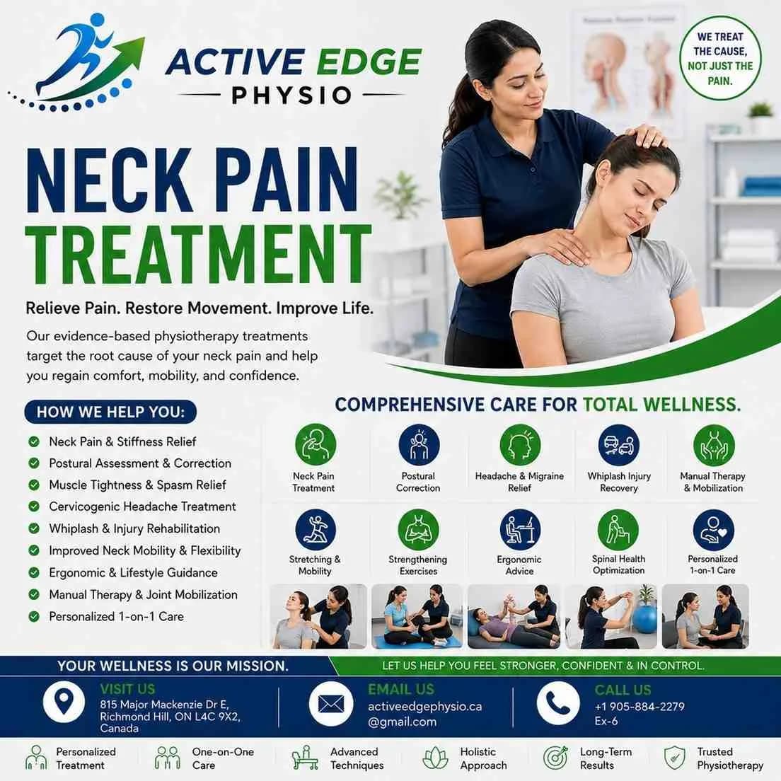 Neck Pain Treatment in Richmond Hill - Book Today