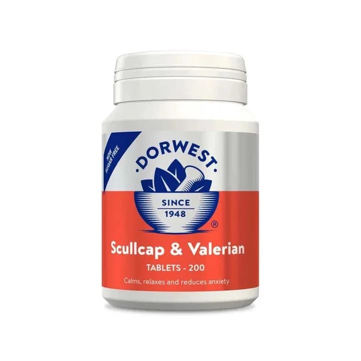 25% Off Fall Sale – Scullcap Valerian Tablets for Dogs & Cats