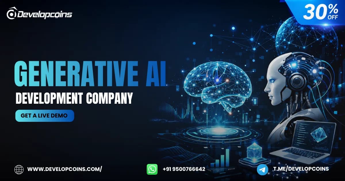Launch AI Agent and LLM Apps with a Generative AI Development Company – Get 30% Off 