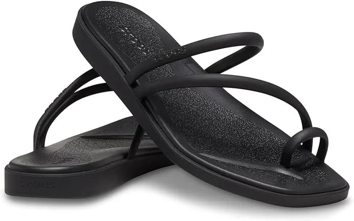 Crocs womens Miami Toe Loop SandalFlat Sandal