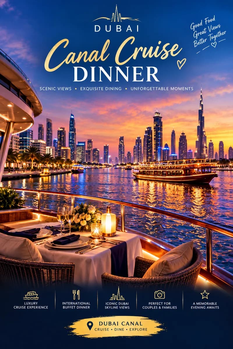 Dubai Canal Cruise Dinner