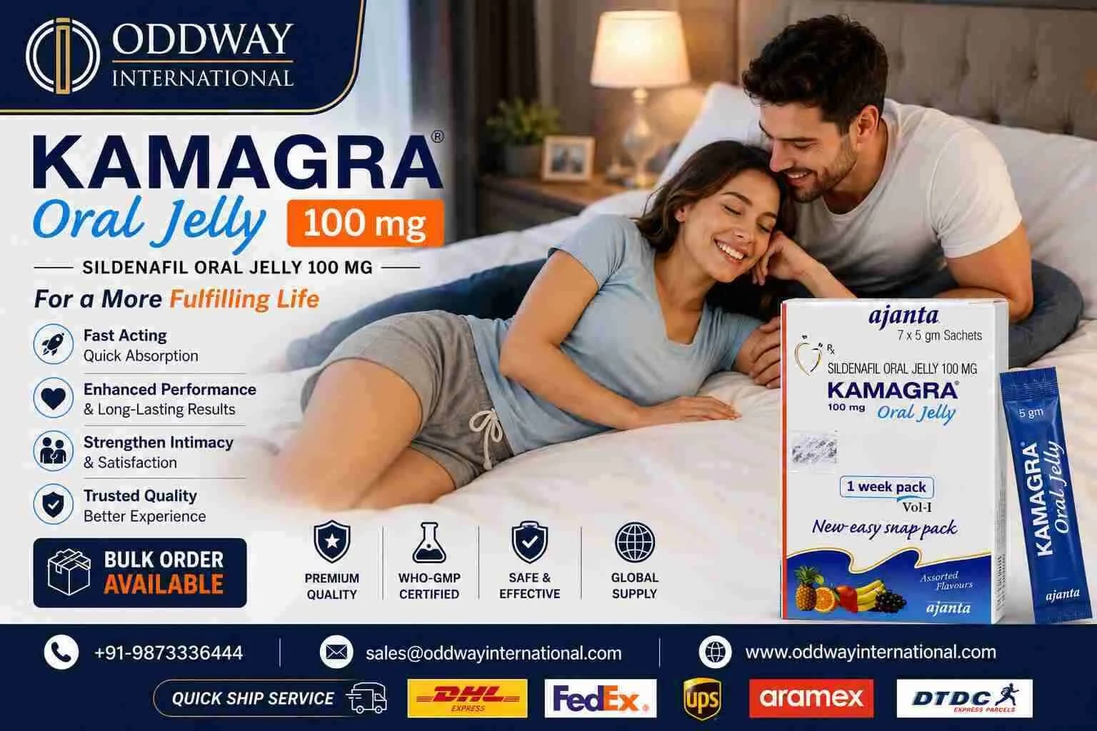 Bulk Buy Kamagra Oral Jelly from an International Pharmaceutical Distribution Company