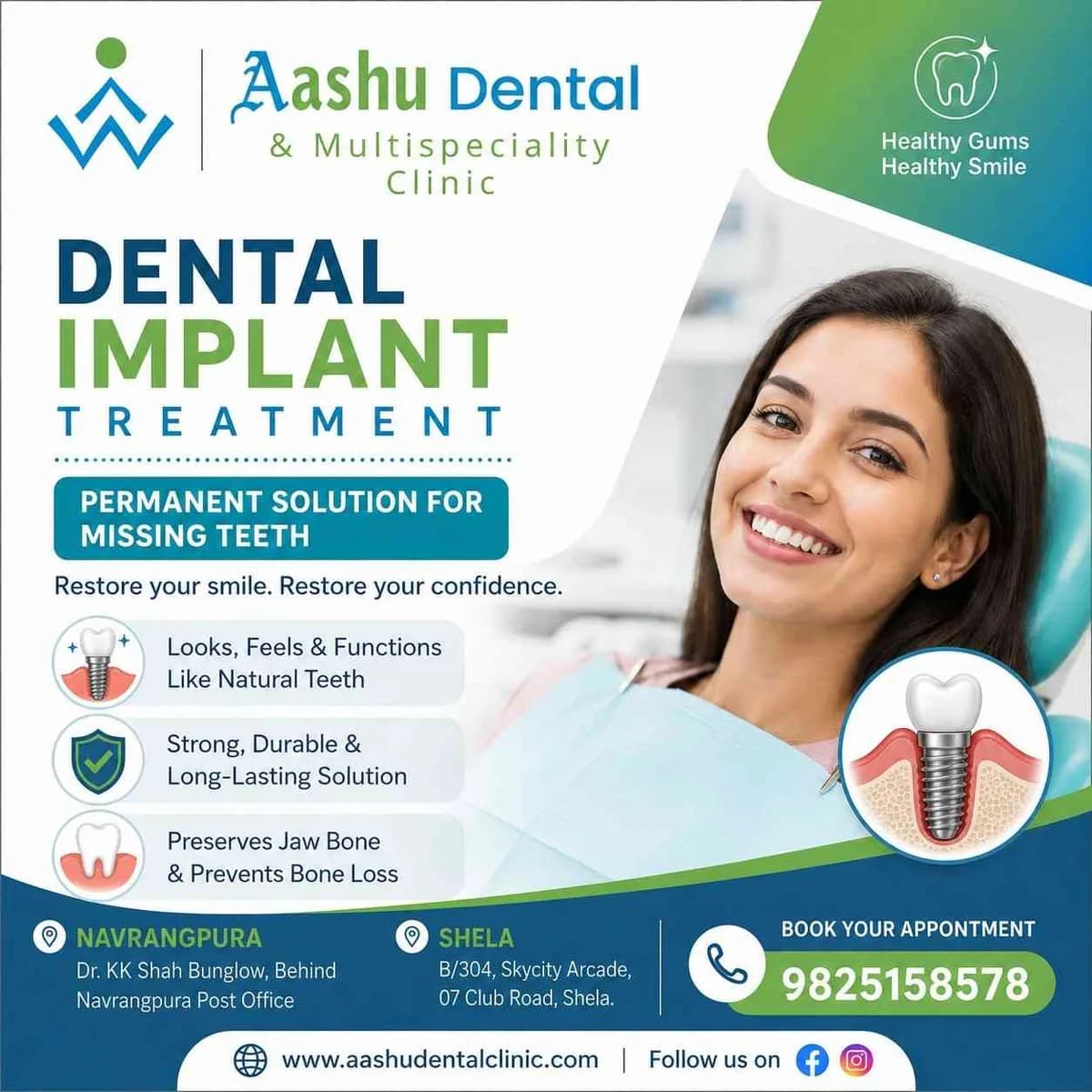 Dental Implants Treatment Ahmedabad | DR. Manish Shah
