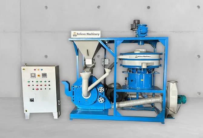 Durable LLDPE Pulverizer Machine for Continuous Industrial Use