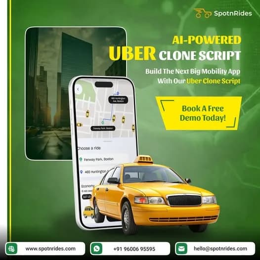 Want to Build the Next Uber? Get SpotnRides Taxi App Clone