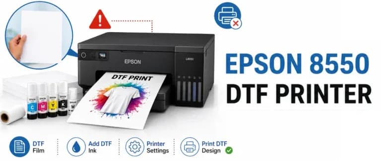 Epson 8550 DTF Printer Setup Assistance