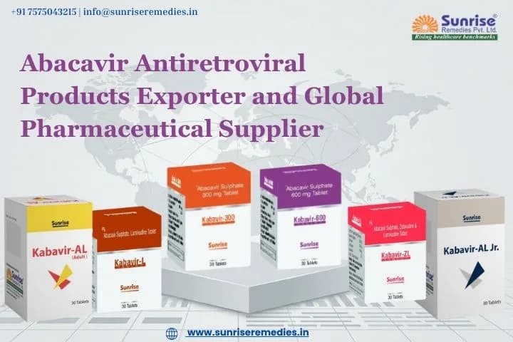 Abacavir Antiretroviral Products Exporter and Global Pharmaceutical Supplier