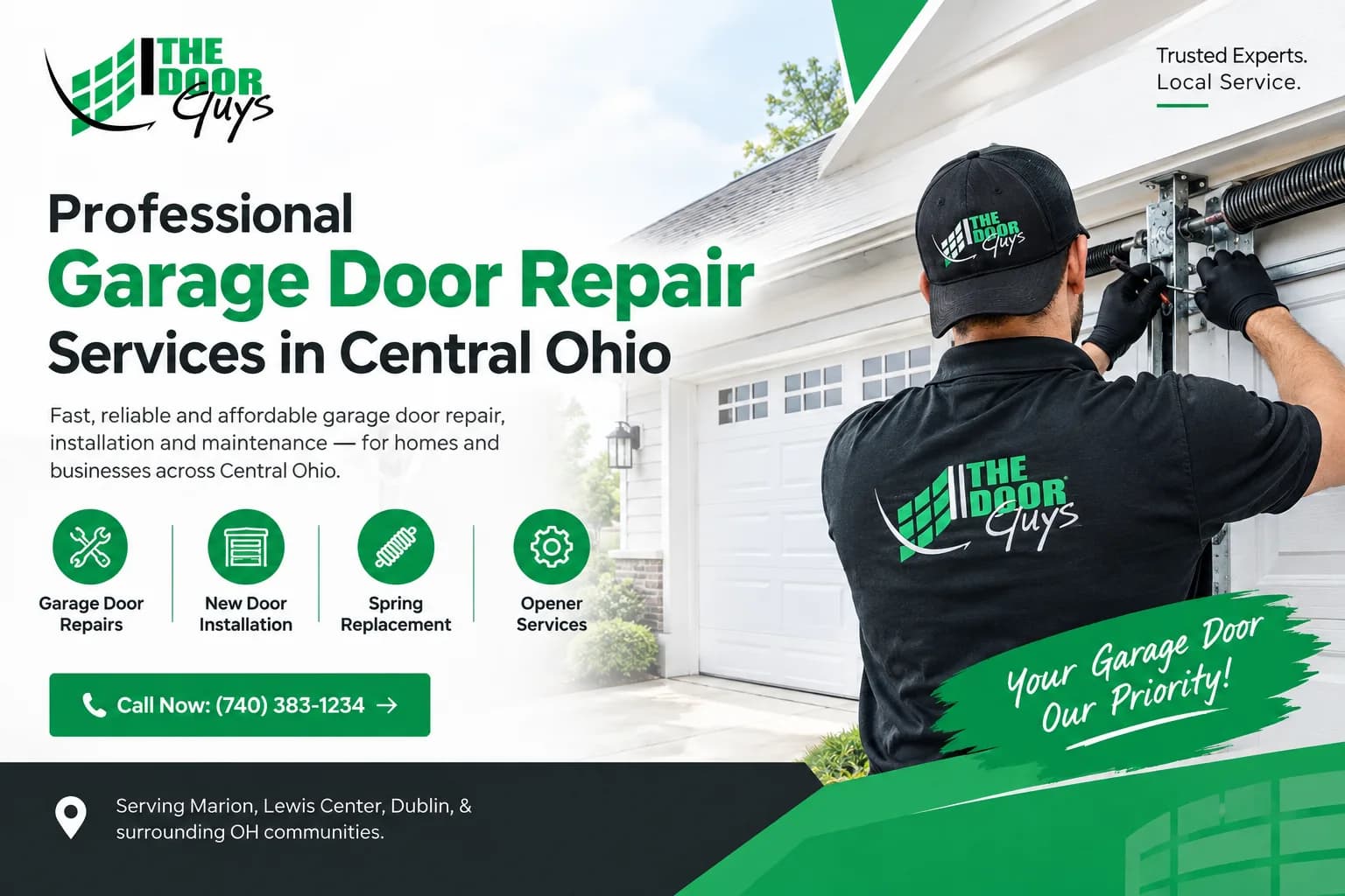 Professional Garage Door Repair Services in Central Ohio