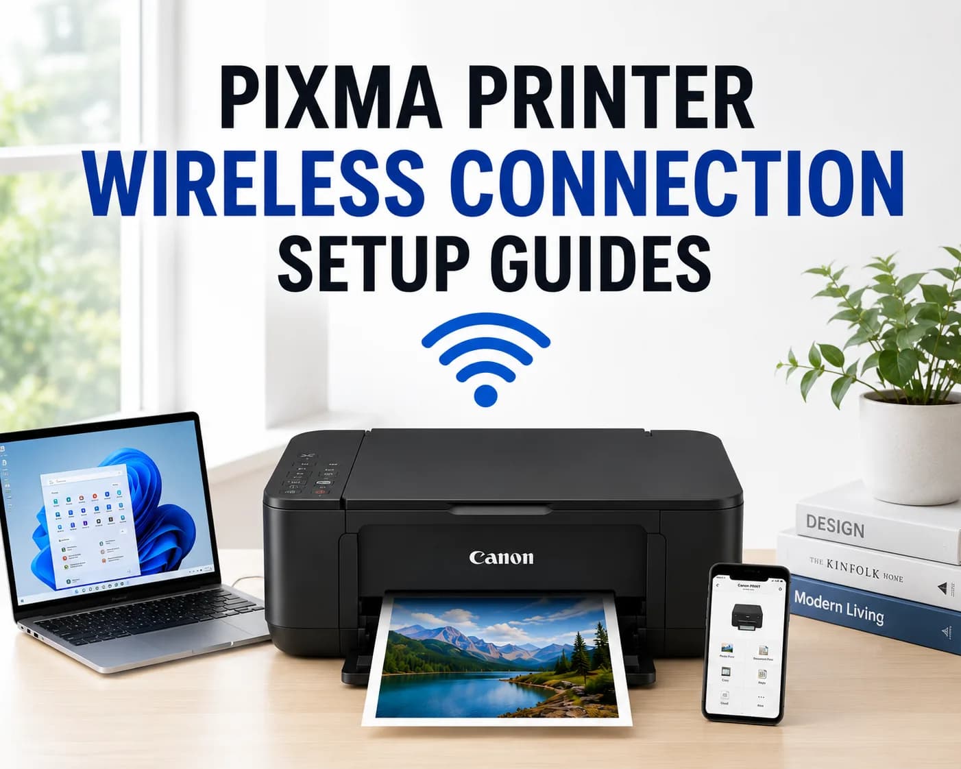 How To Connect A Canon PIXMA Printer To Wifi