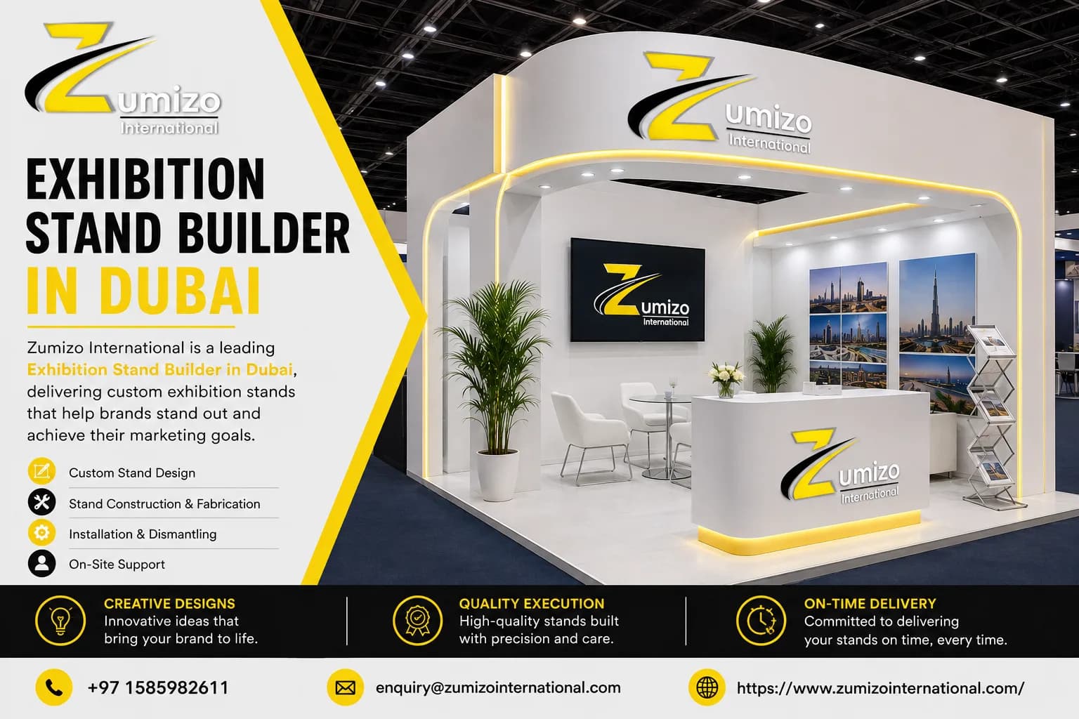 Exhibition Stand Builder in Dubai for Custom Trade Show Stands