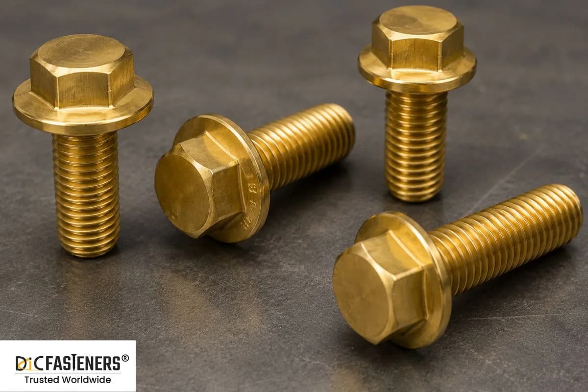  Brass Flange Bolts Supplier | Brass Bolts