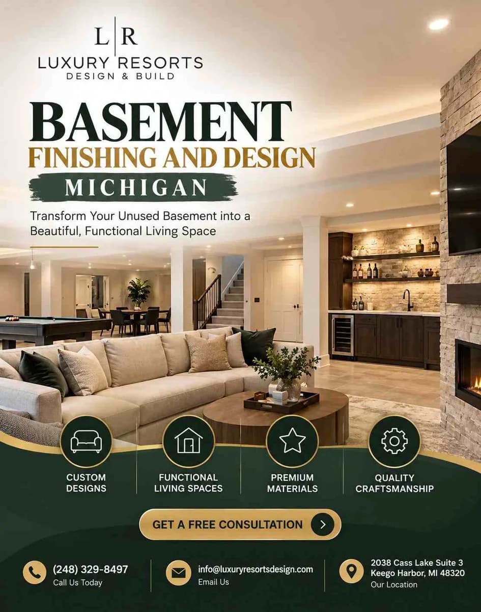 Modernize Your Home with Basement Finishing Michigan