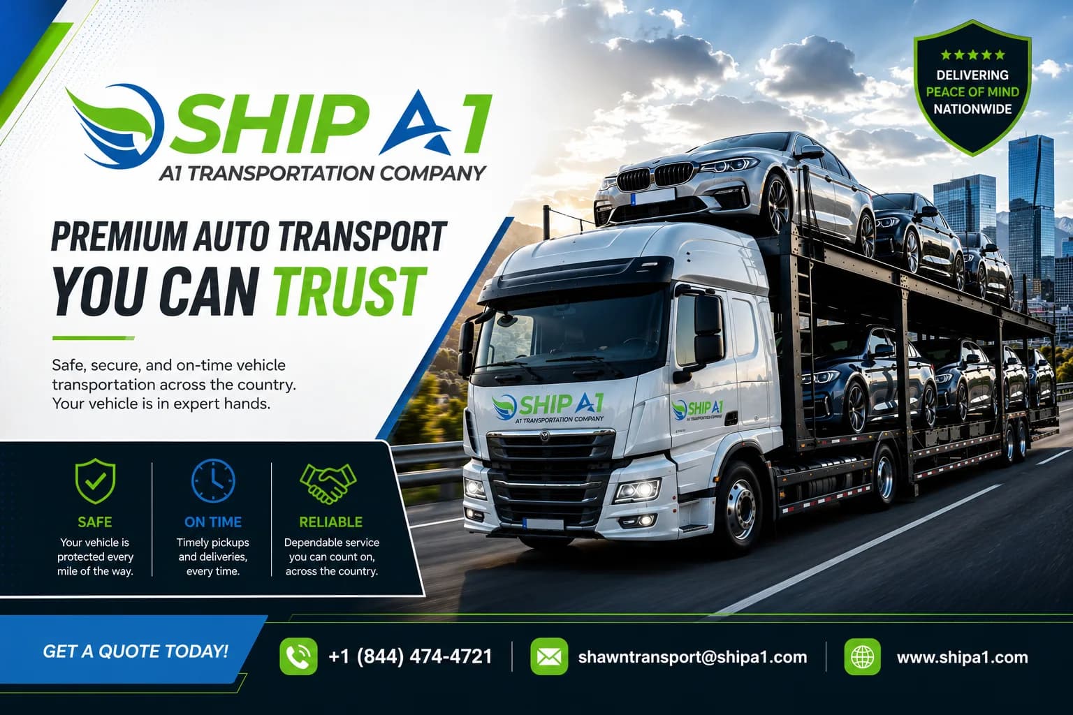 Cheapest Way to Ship Car from California to Florida with Ship A1 Auto Transport at Competitive Rates