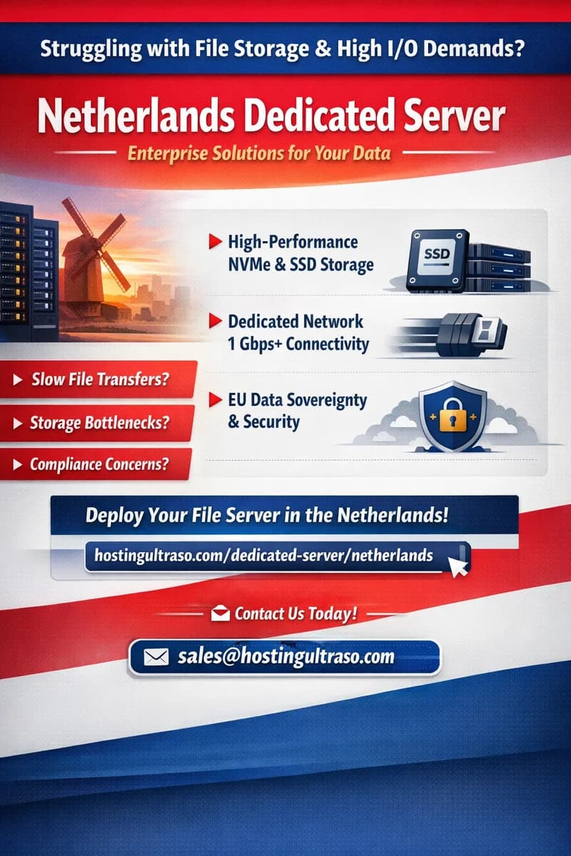 File Dedicated Server – High-Performance Netherlands Dedicated Server for Enterprise Workloads