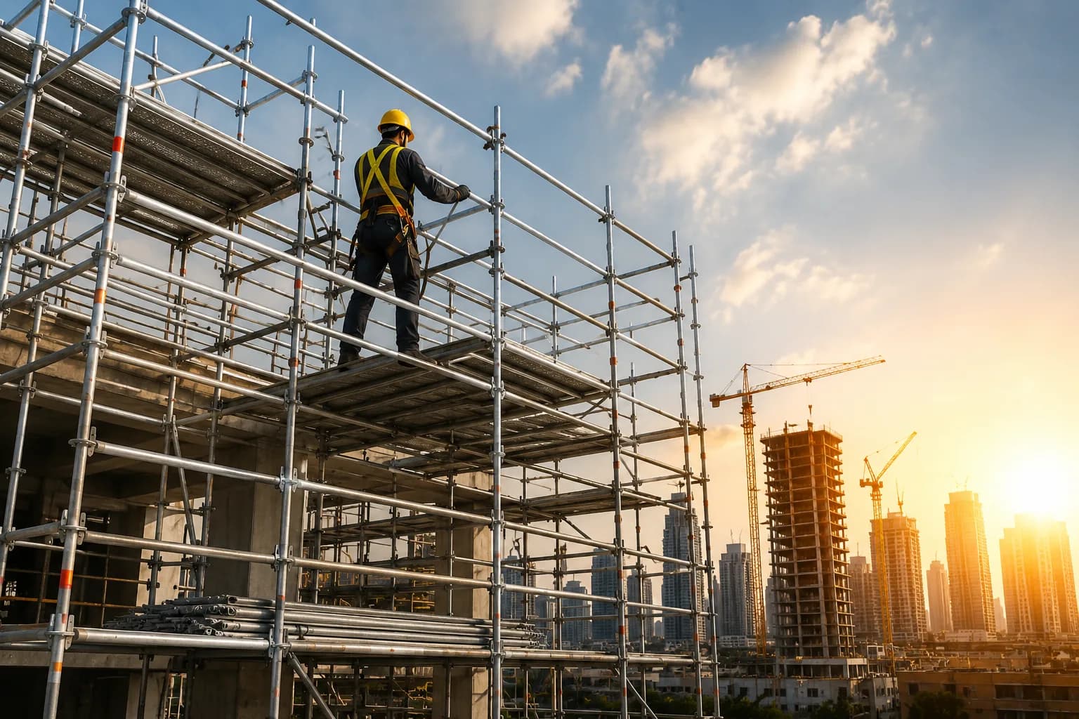 Professional Scaffolding Rental UAE & Aluminium Access Solutions