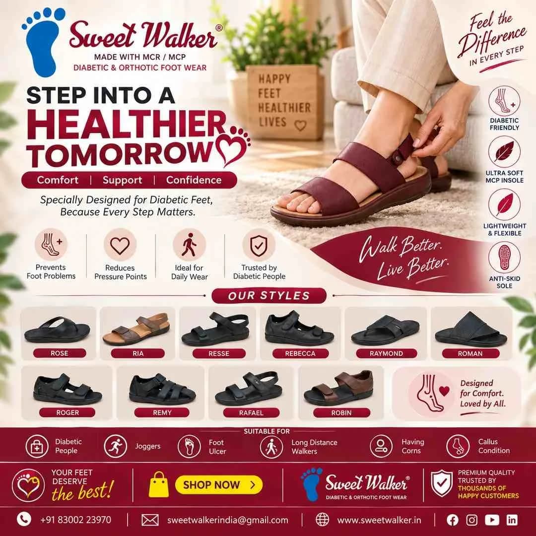 Robin Men's Diabetic Footwear | Sweet Walker Comfort & Support!