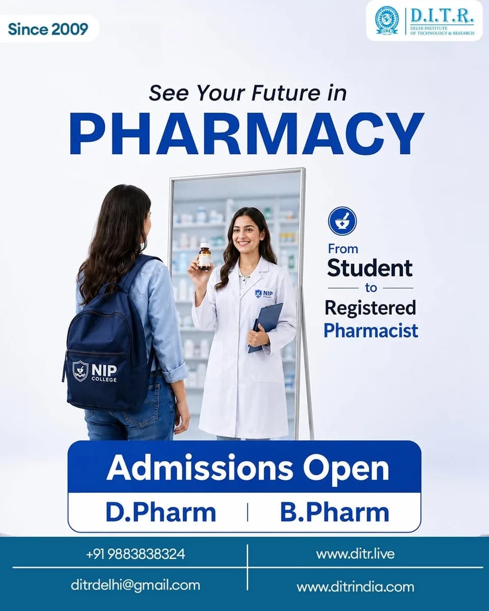 DITR INDIA – Your Trusted Choice for B Pharma Colleges in Delhi
