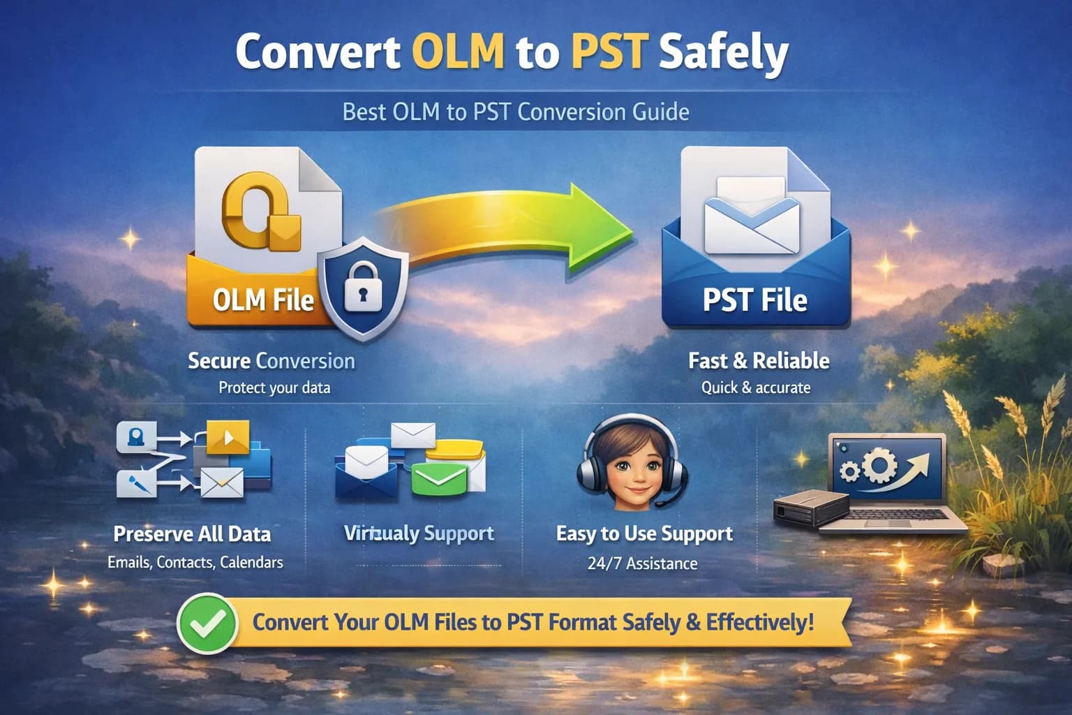 ATS OLM To PST Converter – Secure Mac Outlook to Windows Outlook Migration