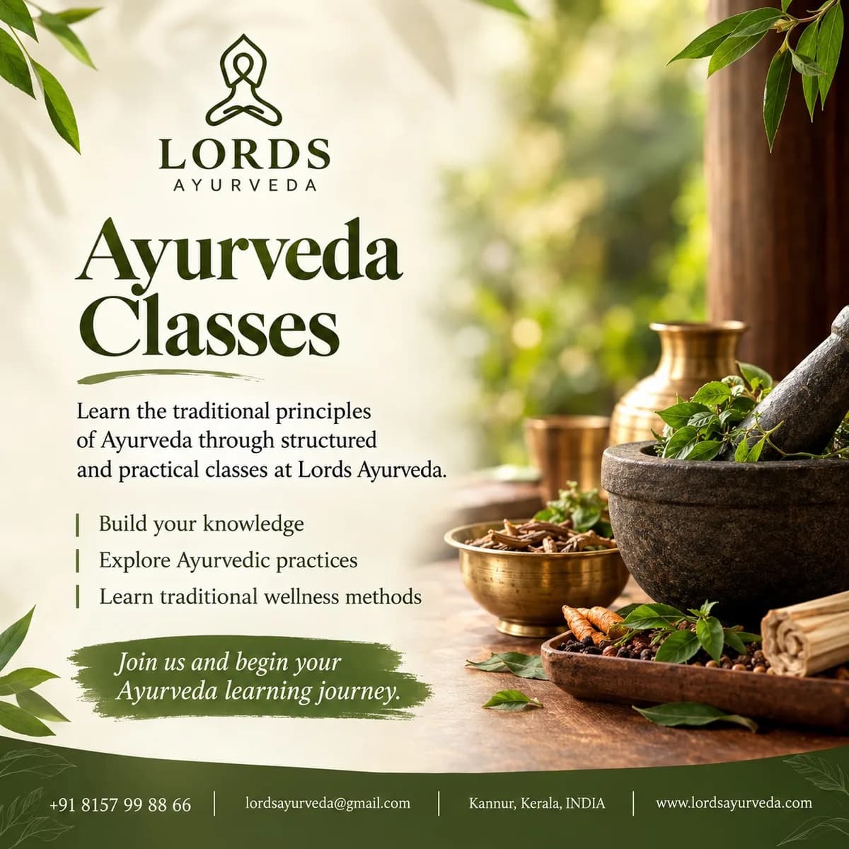 RYS 200, RYS 300 and RYS 500 Yoga Teacher Training in Kerala