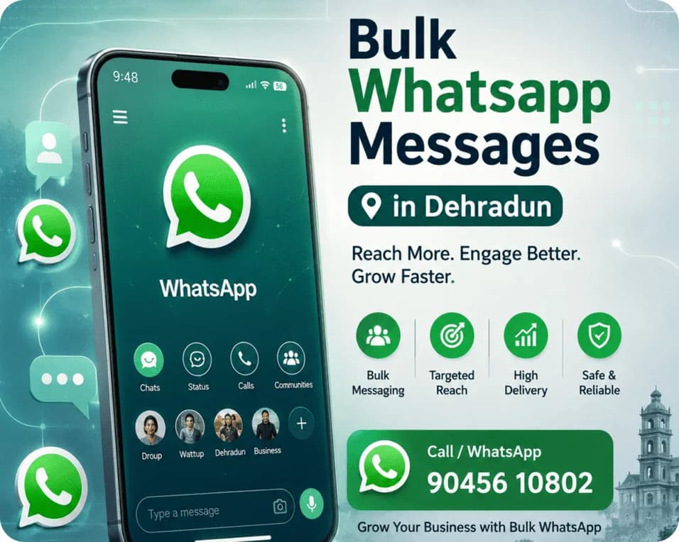 Trusted Bulk WhatsApp & SMS Marketing Services in Dehradun