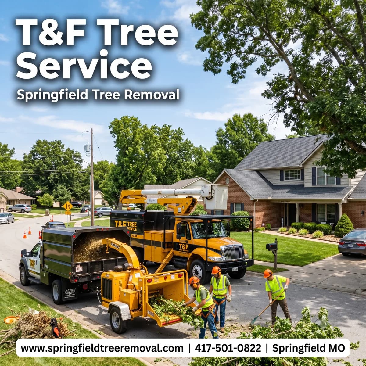 Springfield Tree Removal & Trimming | T&F Tree Service