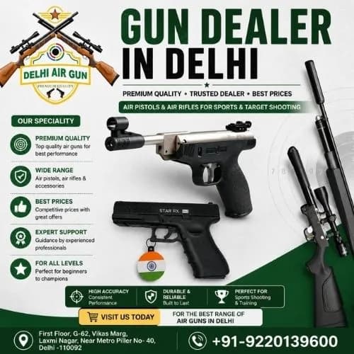 Explore Gun Dealer in Delhi | Trusted Airgun Dealer | Delhi Air Guns