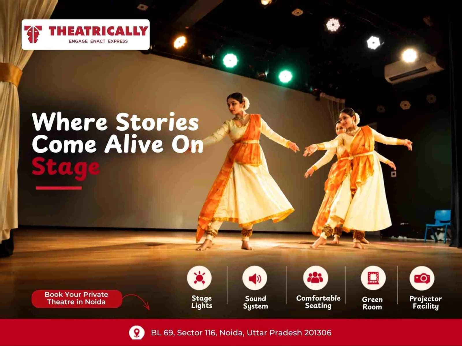 Bring Your Next Cultural Program to Life | Event Space on Rent in Noida
