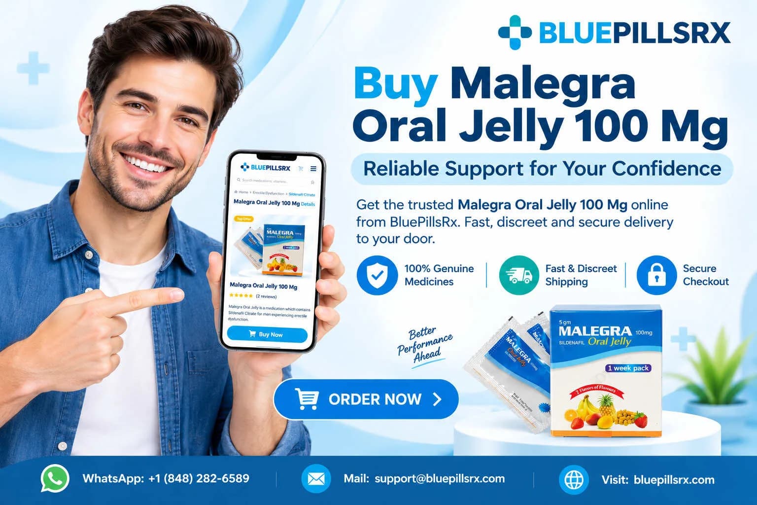Discover Malegra Oral Jelly 100 Mg Online