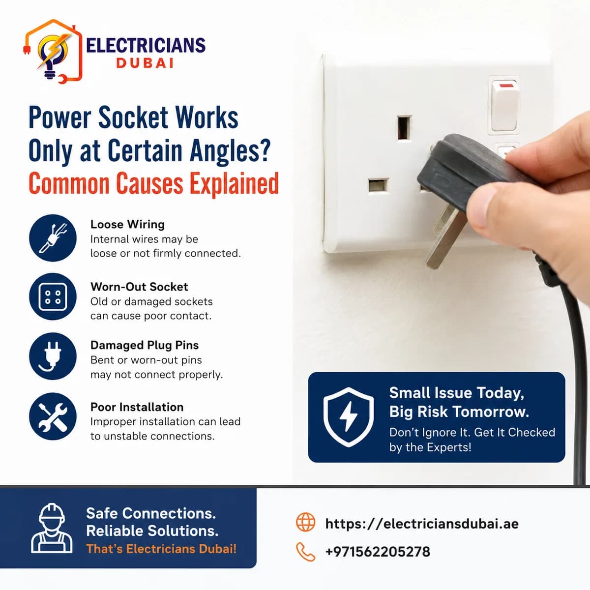 Power Socket Works Only at Certain Angles? Common Causes Explained