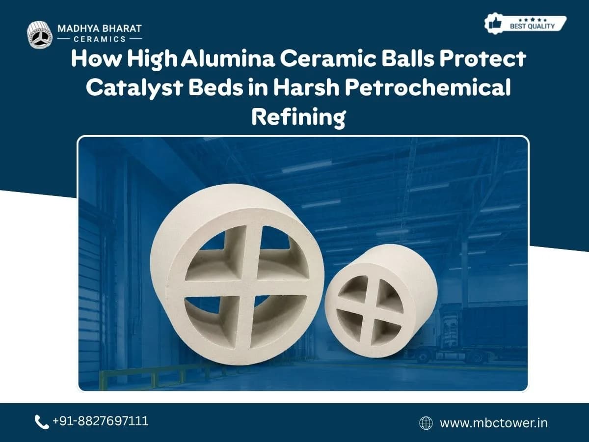 High Alumina Ceramic Balls in Mandsaur for Catalyst Bed Protection