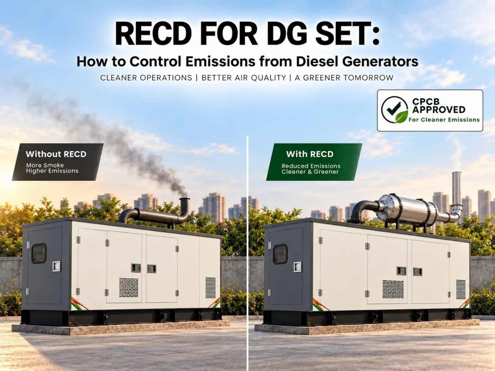 RECD Kit for DG Set – Effective Solution for Diesel Generator Emission Control