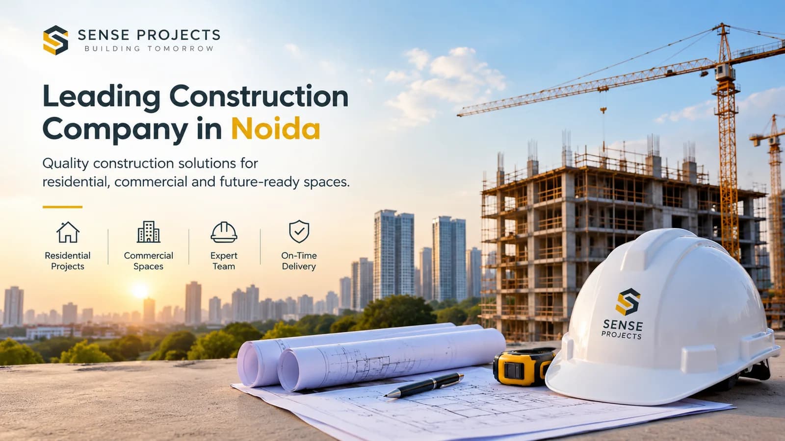 Leading Construction Company in Noida – Sense Projects