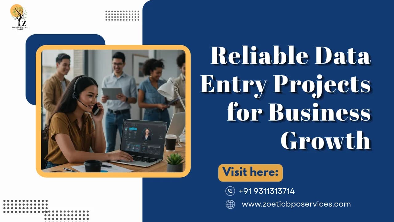 Offline Data Entry Projects in Noida | Zoetic BPO Services
