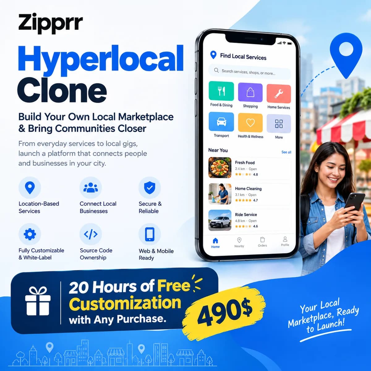 Is Zipprr's $490 Hyperlocal Clone Right for Community Commerce?