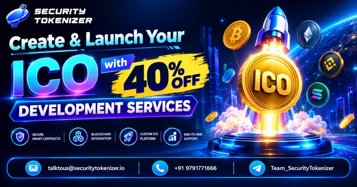 Create & Launch Your ICO with 40% OFF Development Services