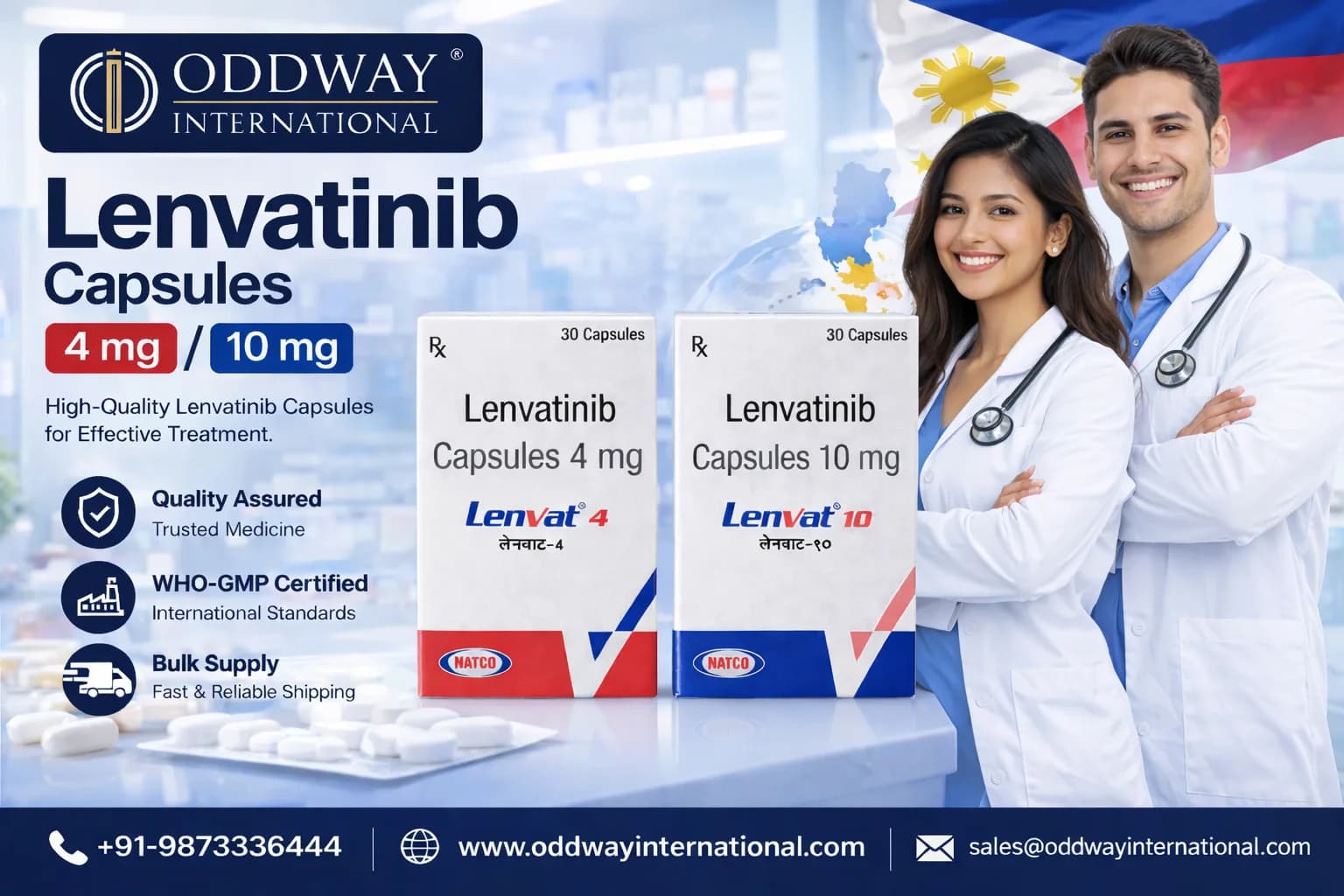 Lenvatinib Price Philippines for Bulk B2B Supply - Oddway