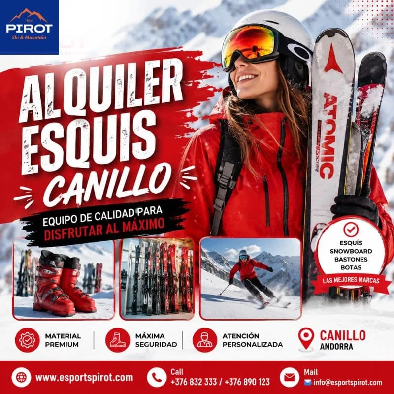 Alquiler Esquís Canillo – Material de Calidad para tus Pistas
