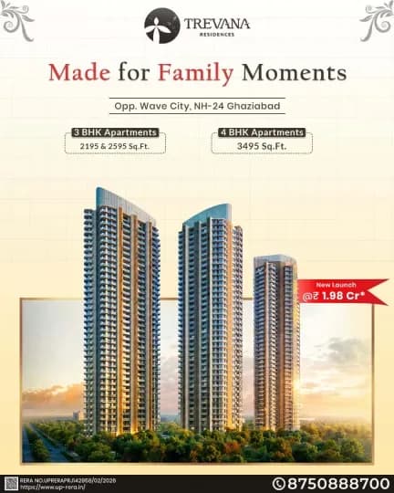 Karyan Trevana Residences – Luxury Apartments Starting from ₹1.98 Cr on NH-24, Ghaziabad