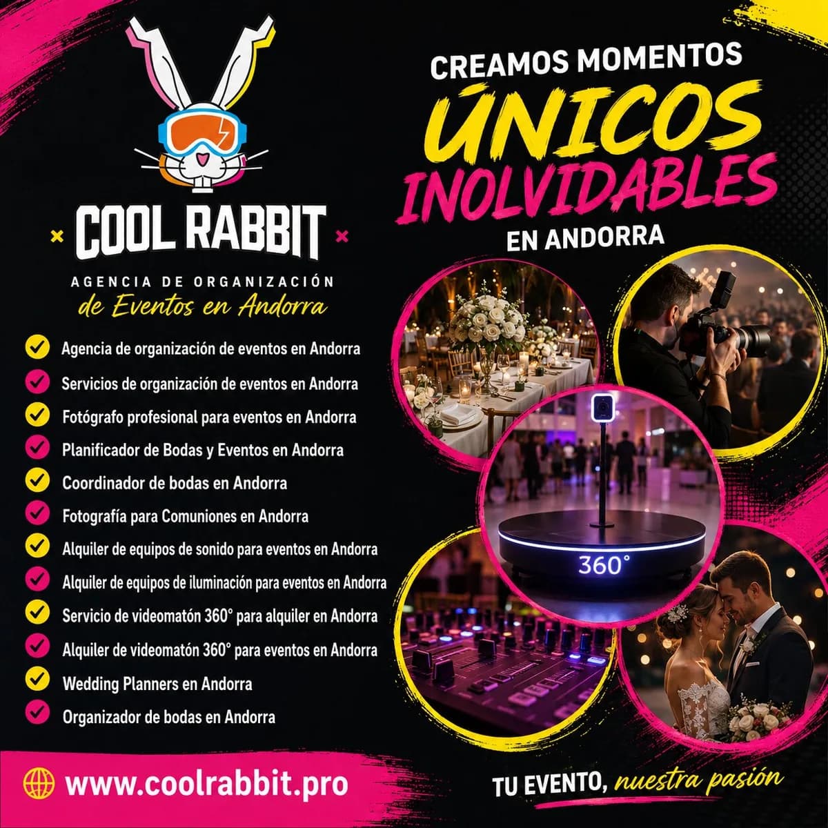 La mejor calidad de sonido profesional eventos Andorra