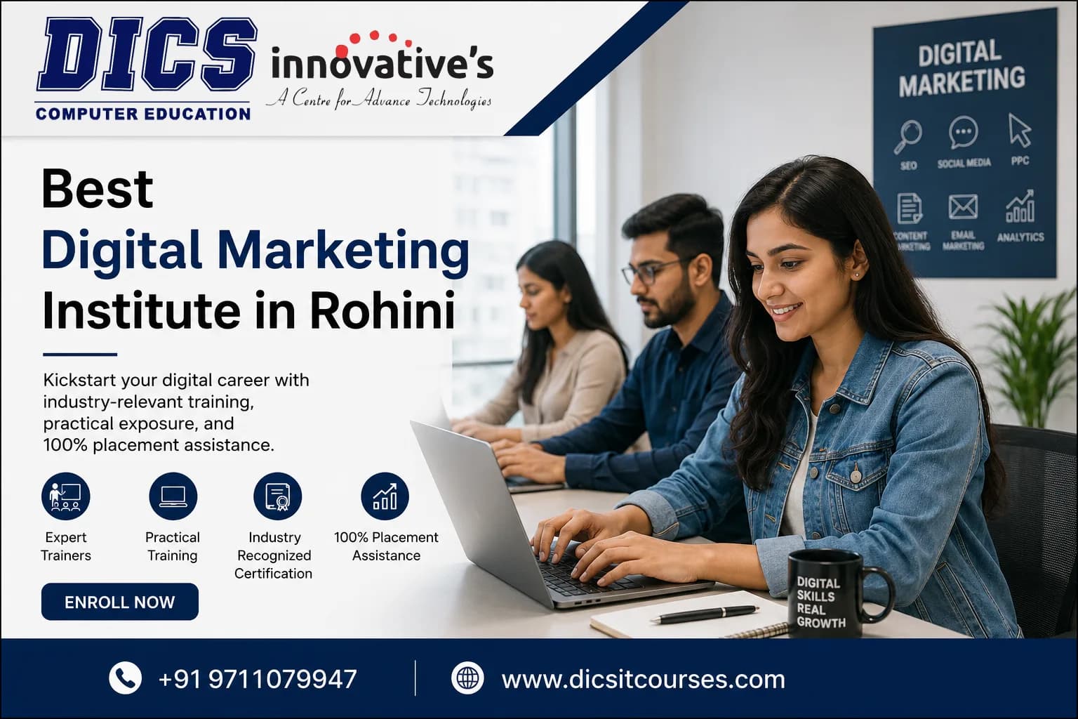 Best Digital Marketing Institute in Rohini – Learn & Grow