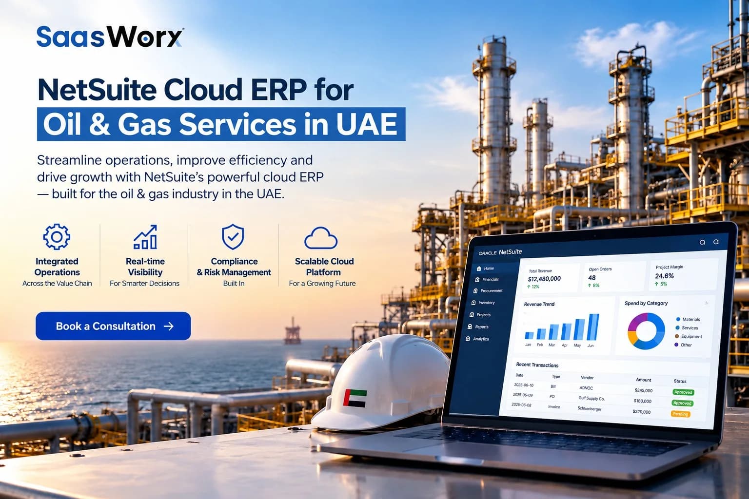NetSuite Cloud ERP Solutions for Oil & Gas Companies in UAE