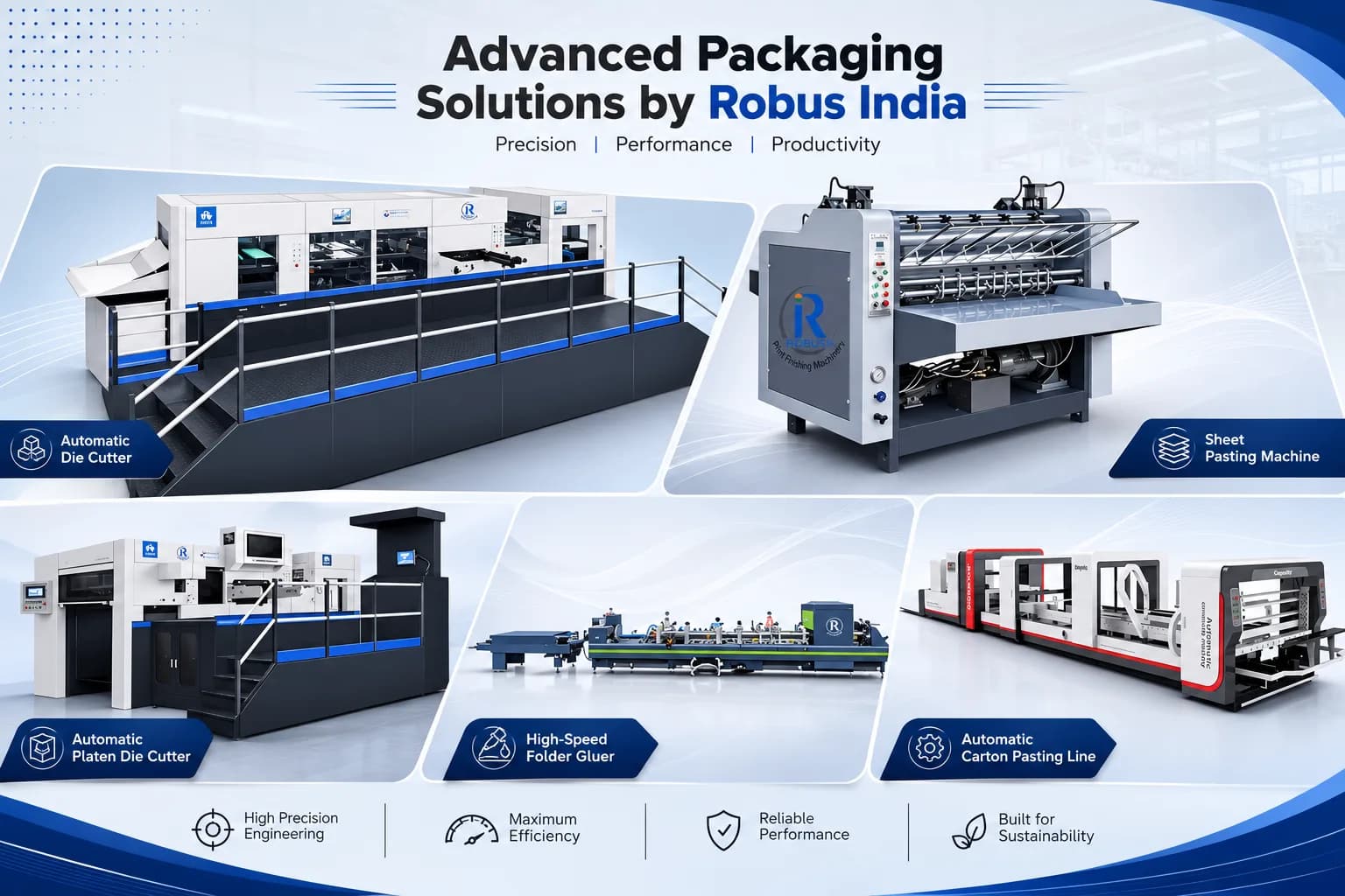 Folder Gluer Machine for Corrugated Cartons