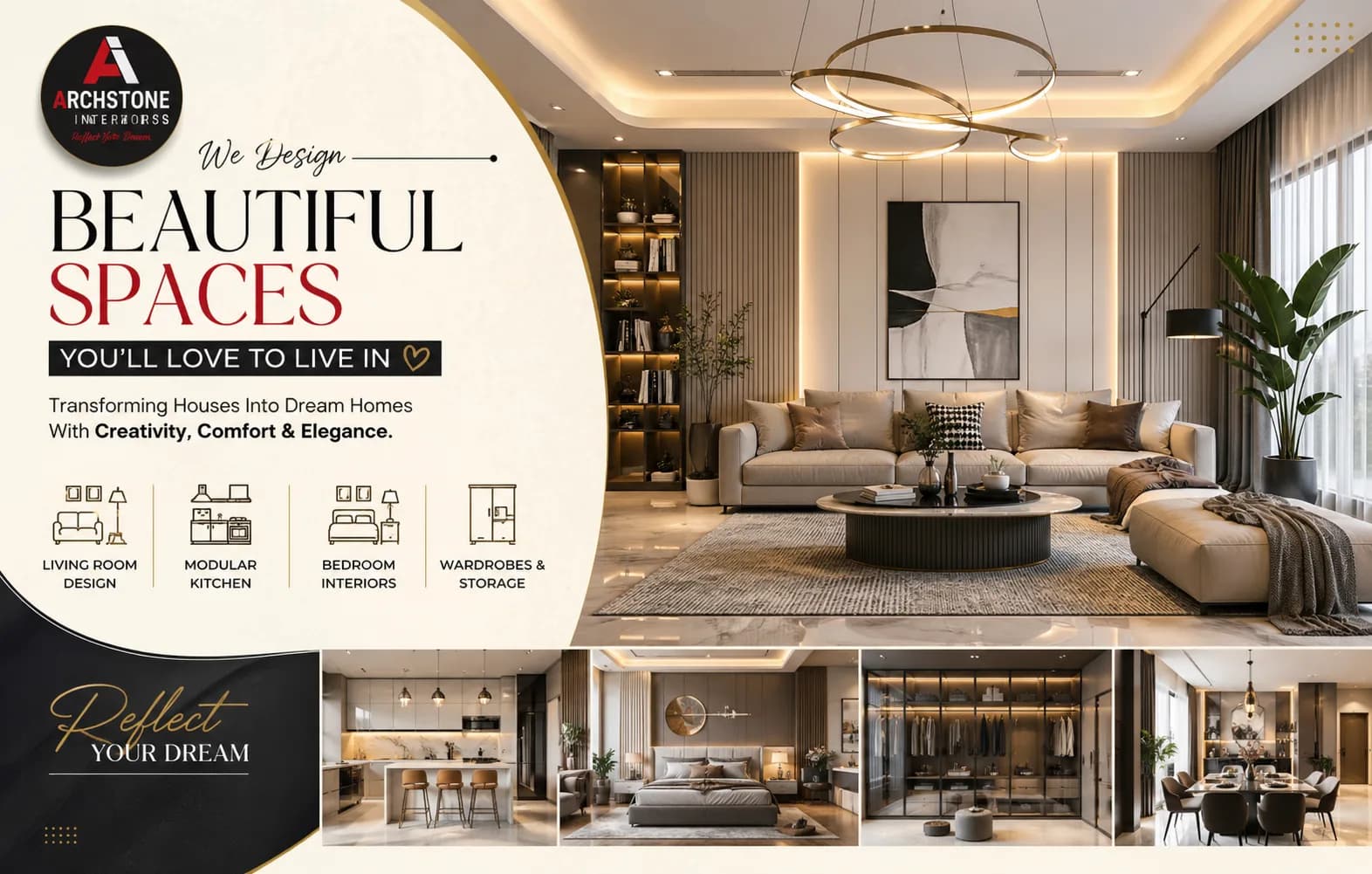 Premium Home Interior Solutions by Archstone Interiors NCR