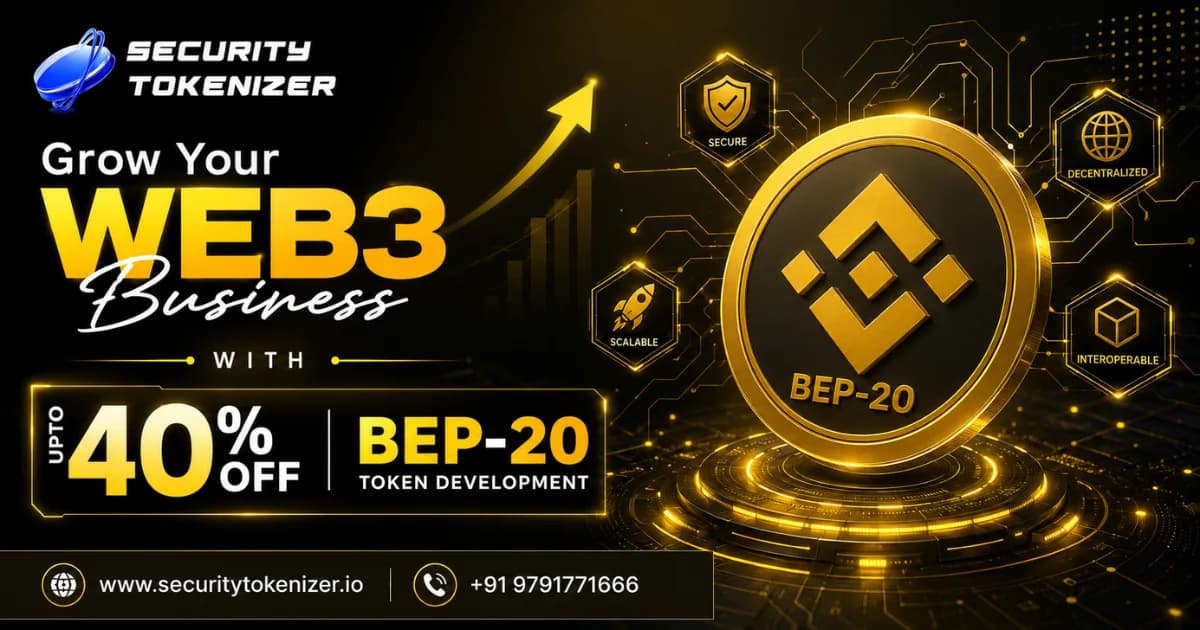 Grow Your Web3 Business with 40% OFF BEP-20 Token Development